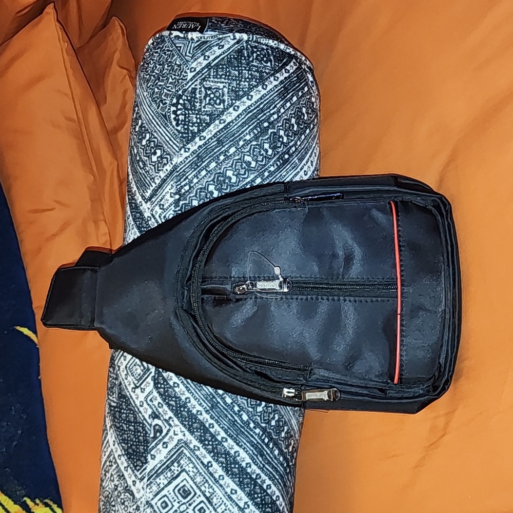 NWOT Westend shoulder nylon/pvc sling bag